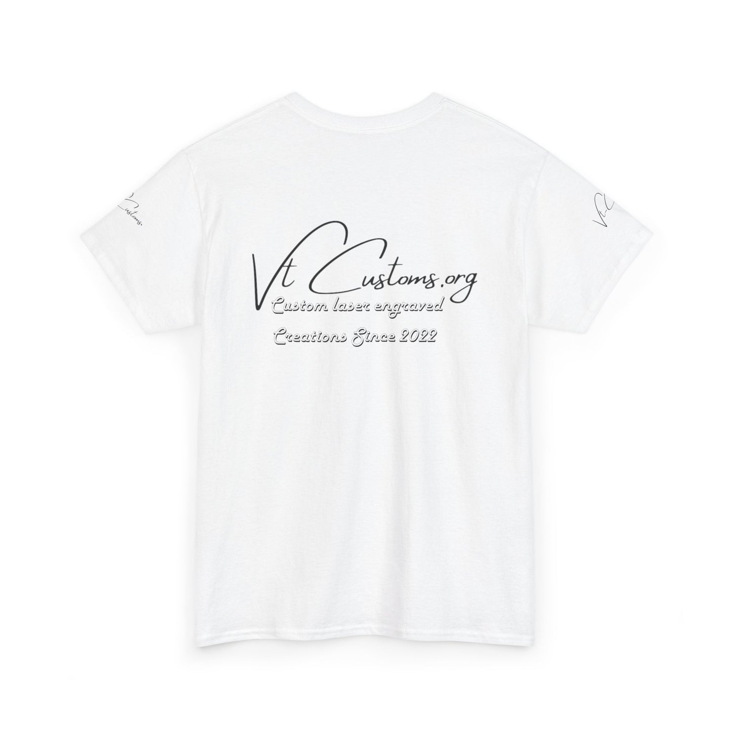 'Vt-Customs' Minimal Graphic Tee
