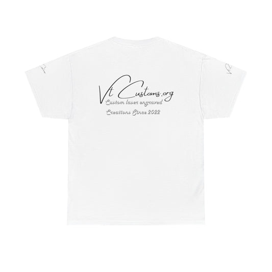 'Vt-Customs' Minimal Graphic Tee