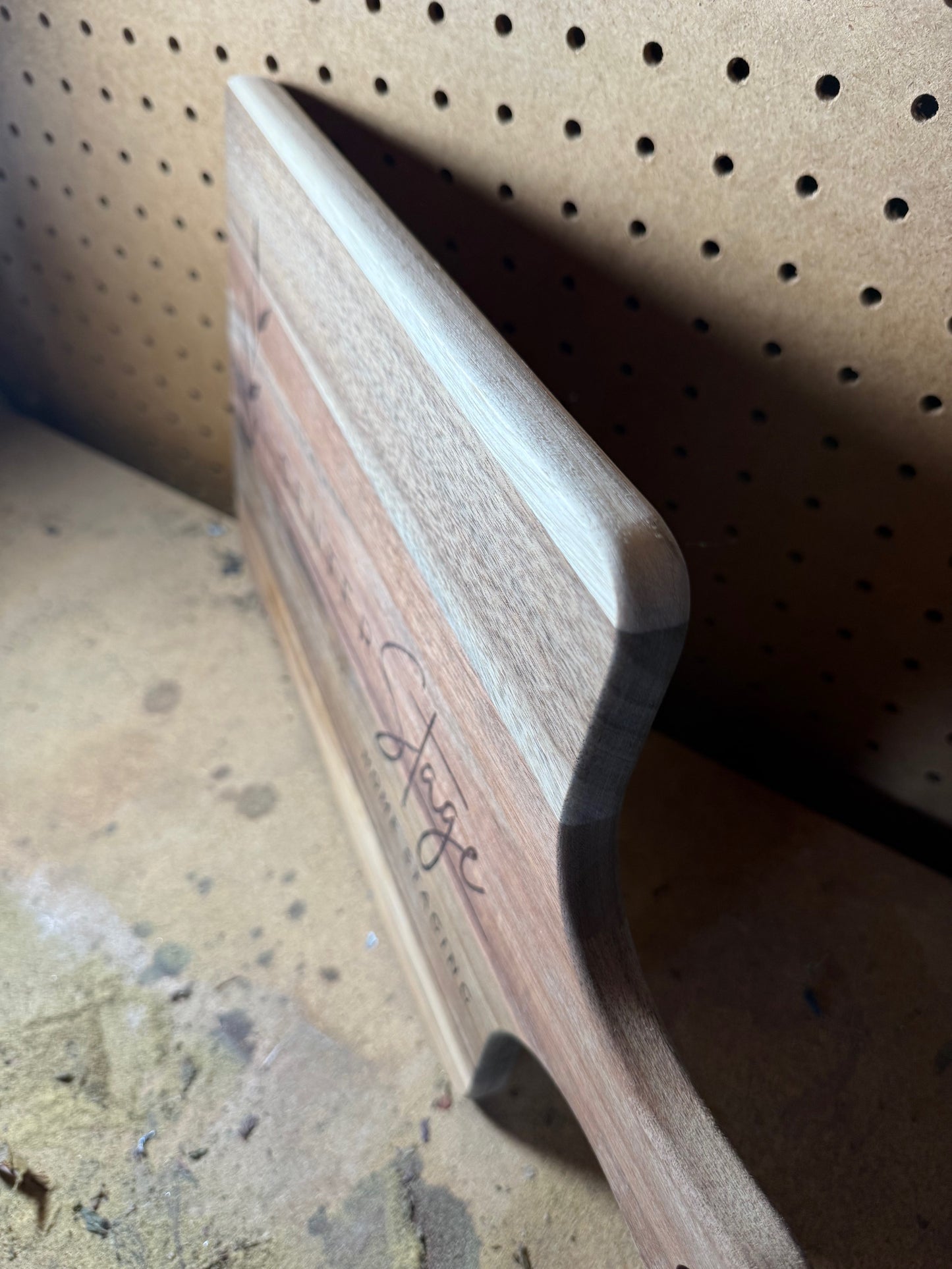 Custom Square Wood Cutting Board