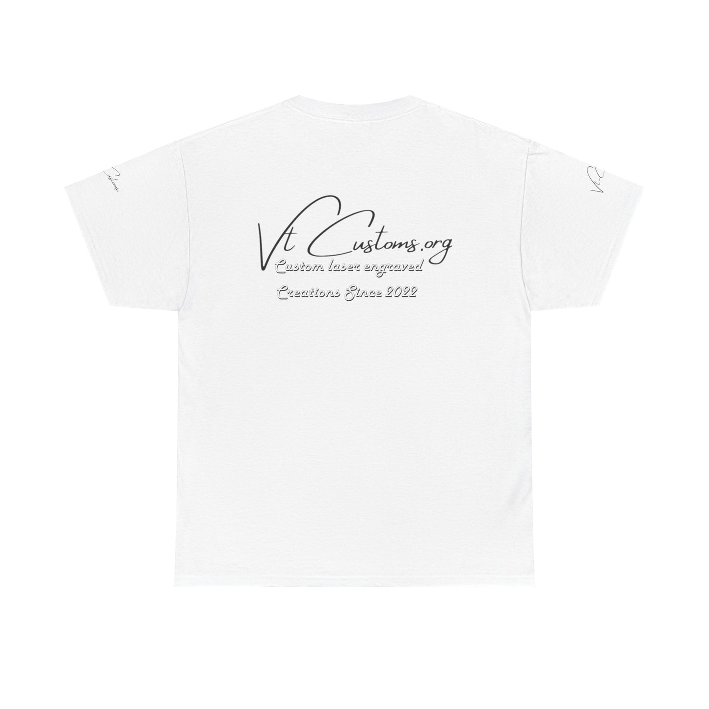 'Vt-Customs' Minimal Graphic Tee