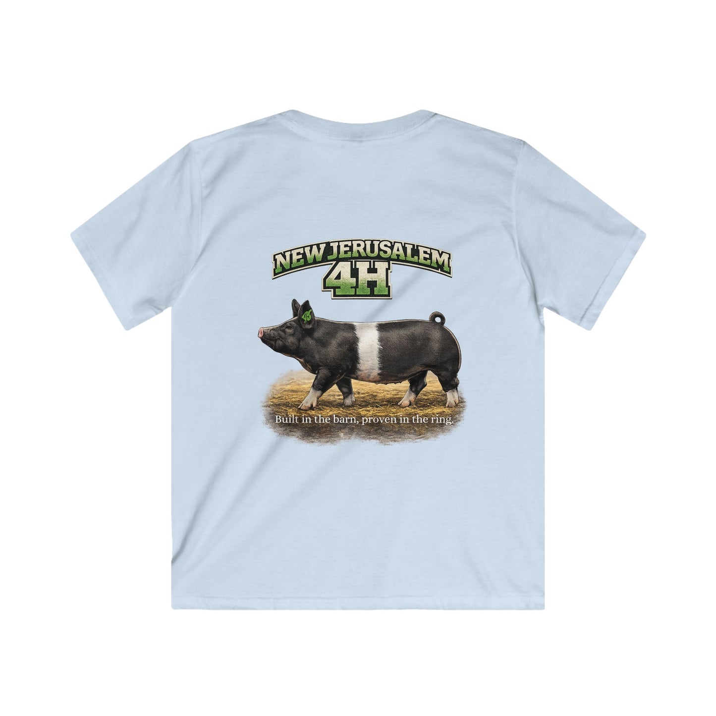 Kids 4H Pig T‑Shirt — New Jerusalem 4H Club Youth Tee