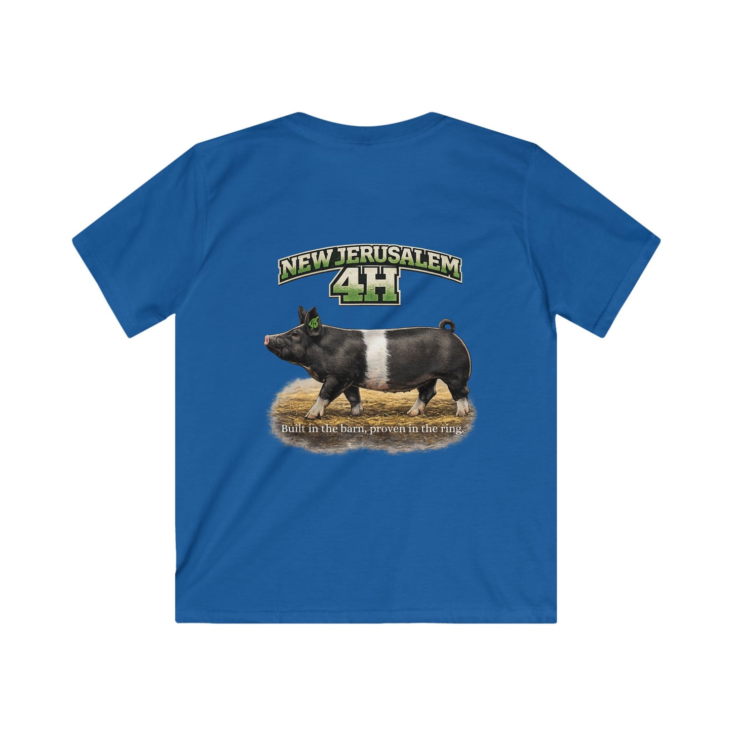 Kids 4H Pig T‑Shirt — New Jerusalem 4H Club Youth Tee