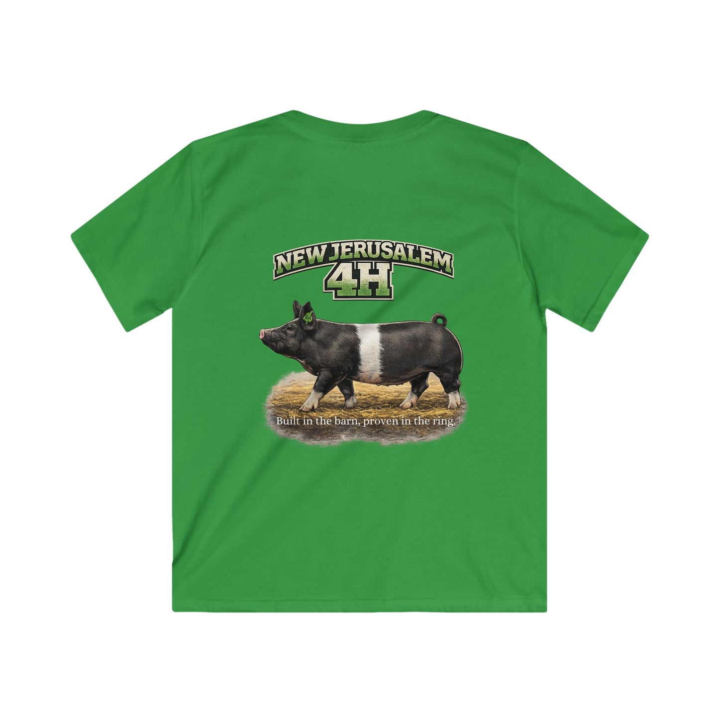 Kids 4H Pig T‑Shirt — New Jerusalem 4H Club Youth Tee