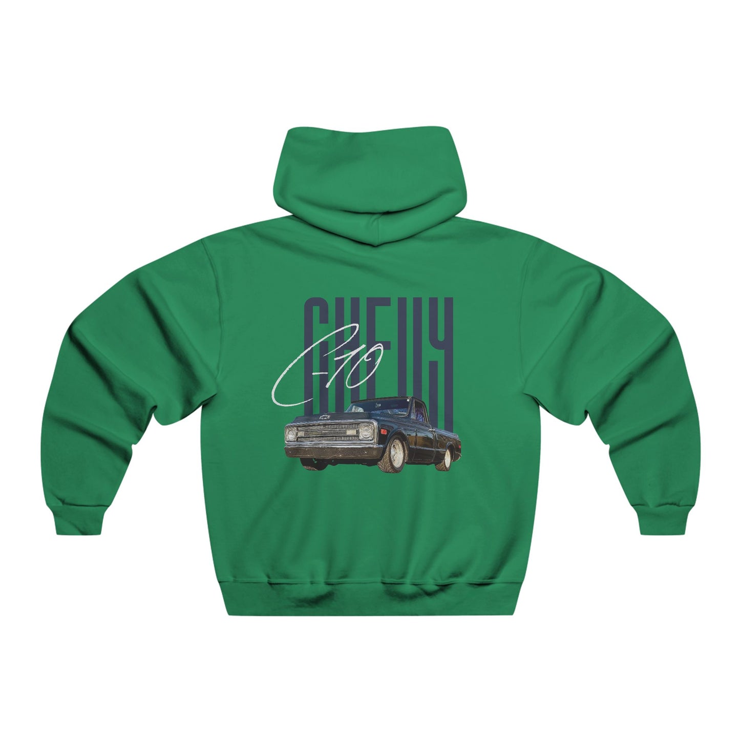 Chevy C-10 Truck Hoodie — 1970 C-10 Chevy Pullover Hoodie