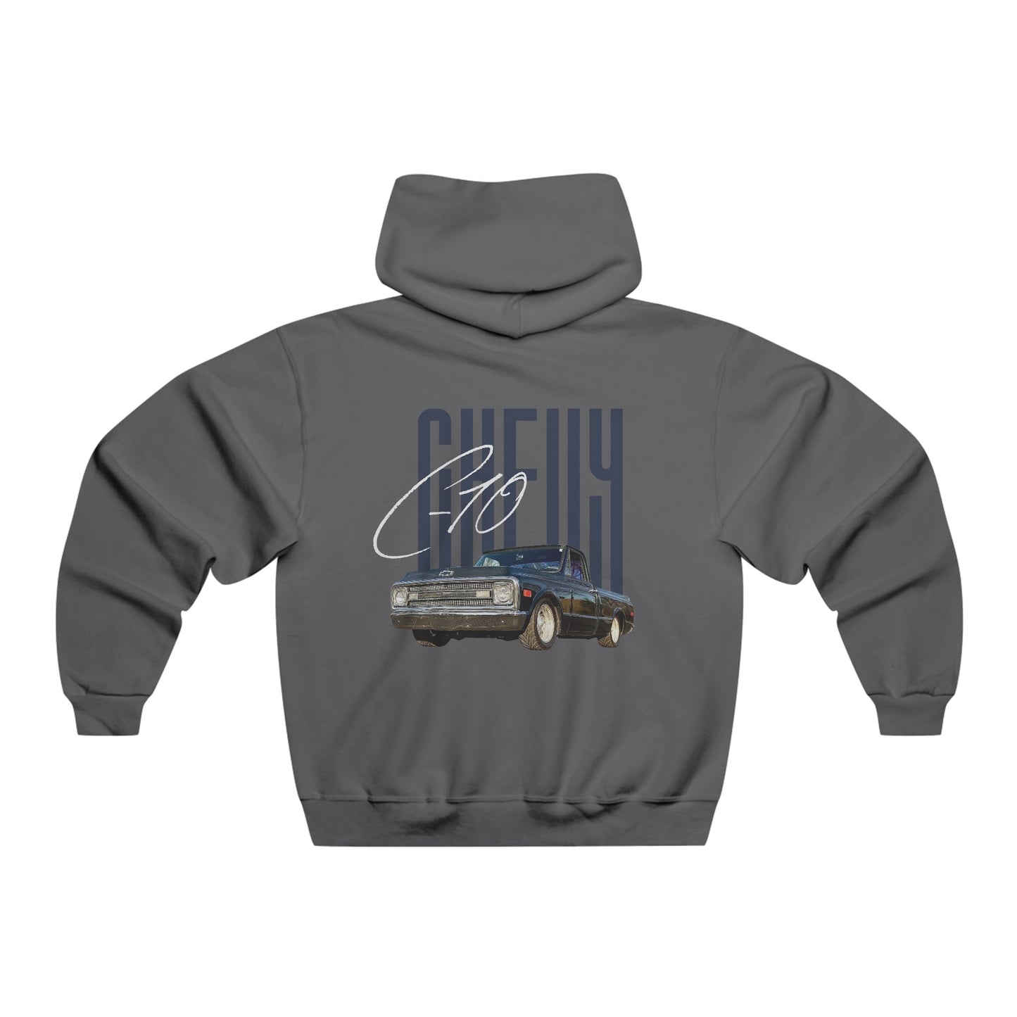 Chevy C-10 Truck Hoodie — 1970 C-10 Chevy Pullover Hoodie
