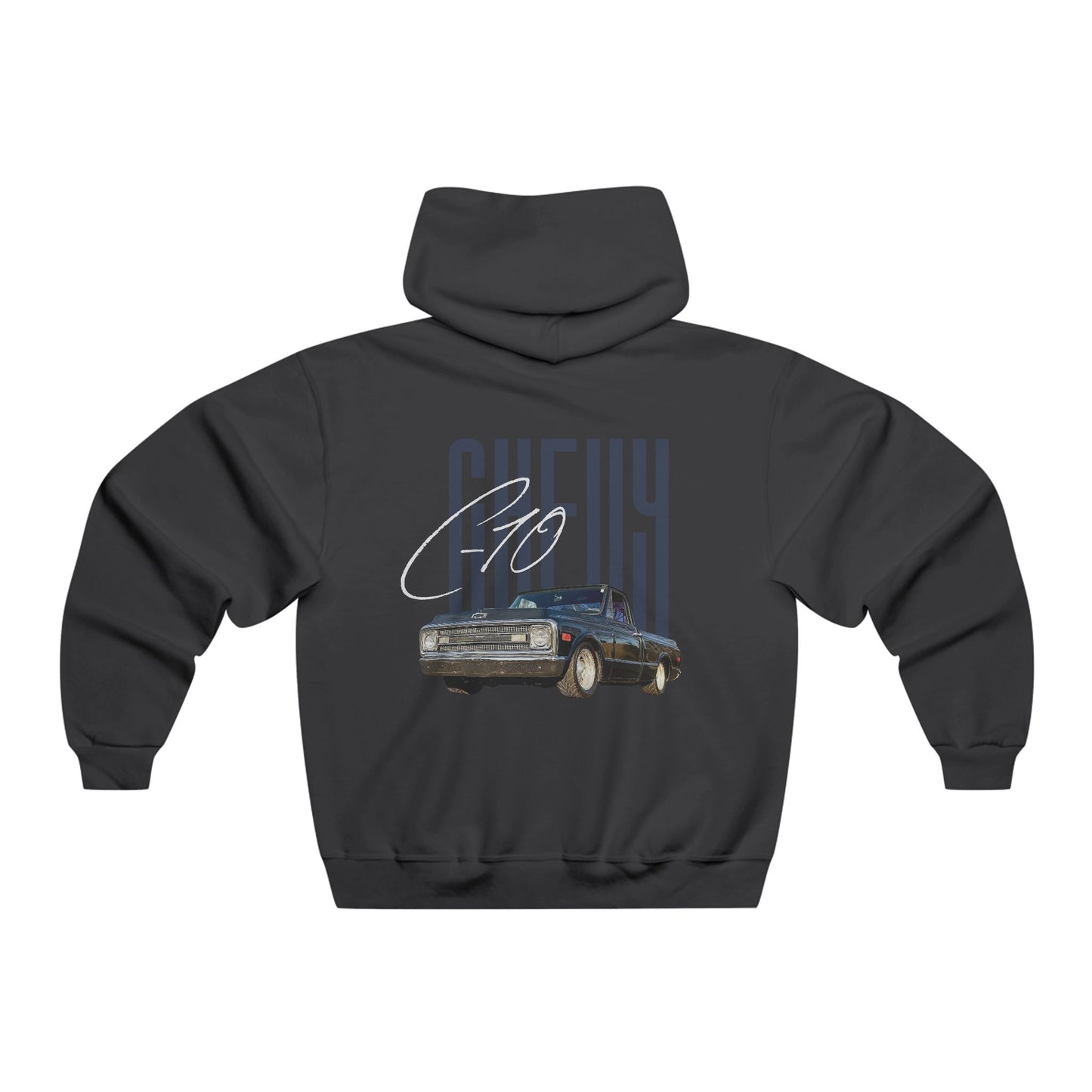Chevy C-10 Truck Hoodie — 1970 C-10 Chevy Pullover Hoodie