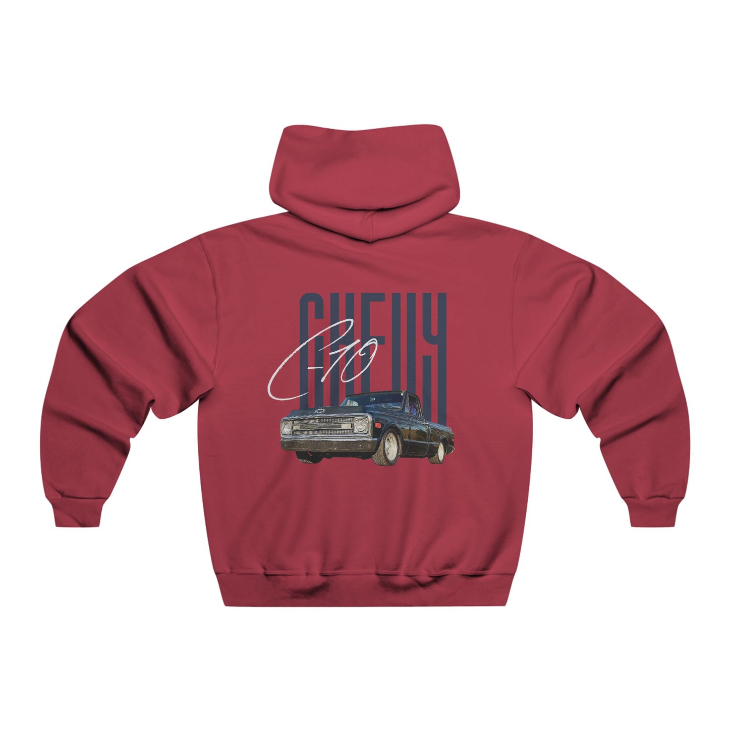 Chevy C-10 Truck Hoodie — 1970 C-10 Chevy Pullover Hoodie
