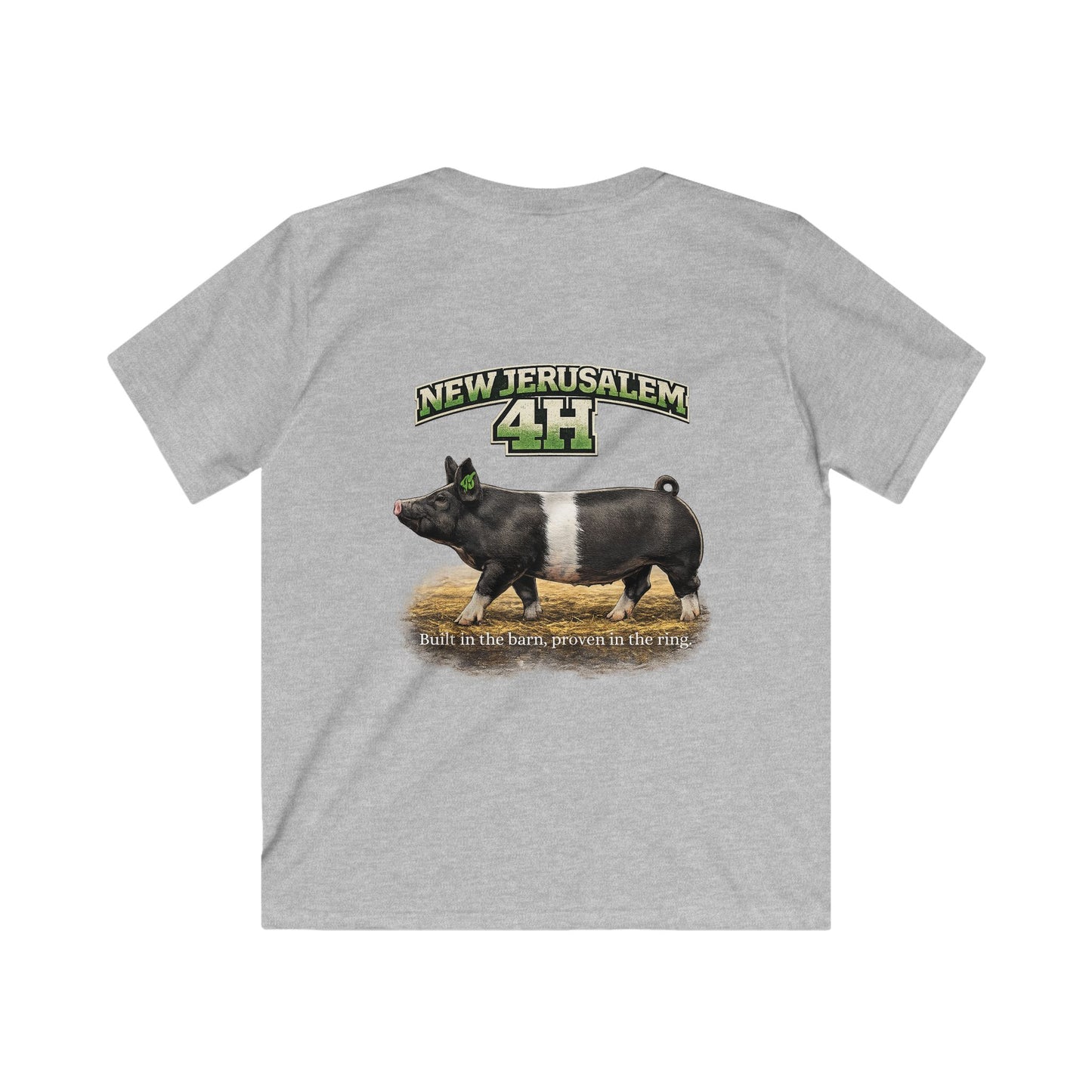 Kids 4H Pig T‑Shirt — New Jerusalem 4H Club Youth Tee