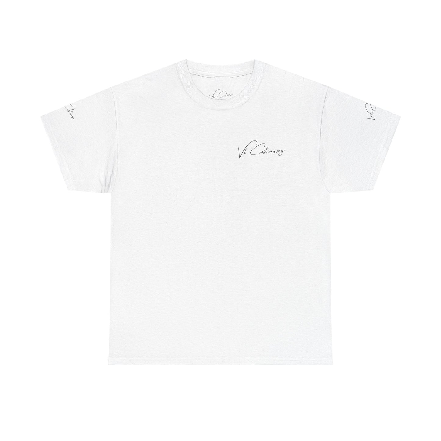 'Vt-Customs' Minimal Graphic Tee