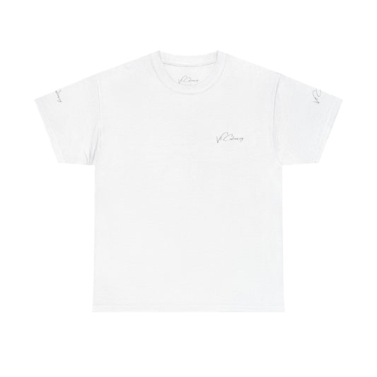 Signature Script Cotton Tee — VC Customs 'Custom Laser Engraved' Graphic