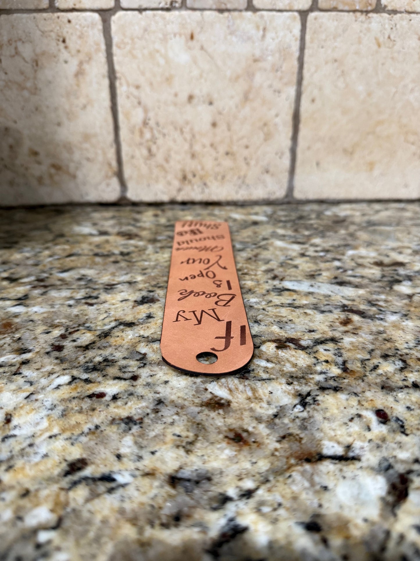 Genuine Leather BookMark