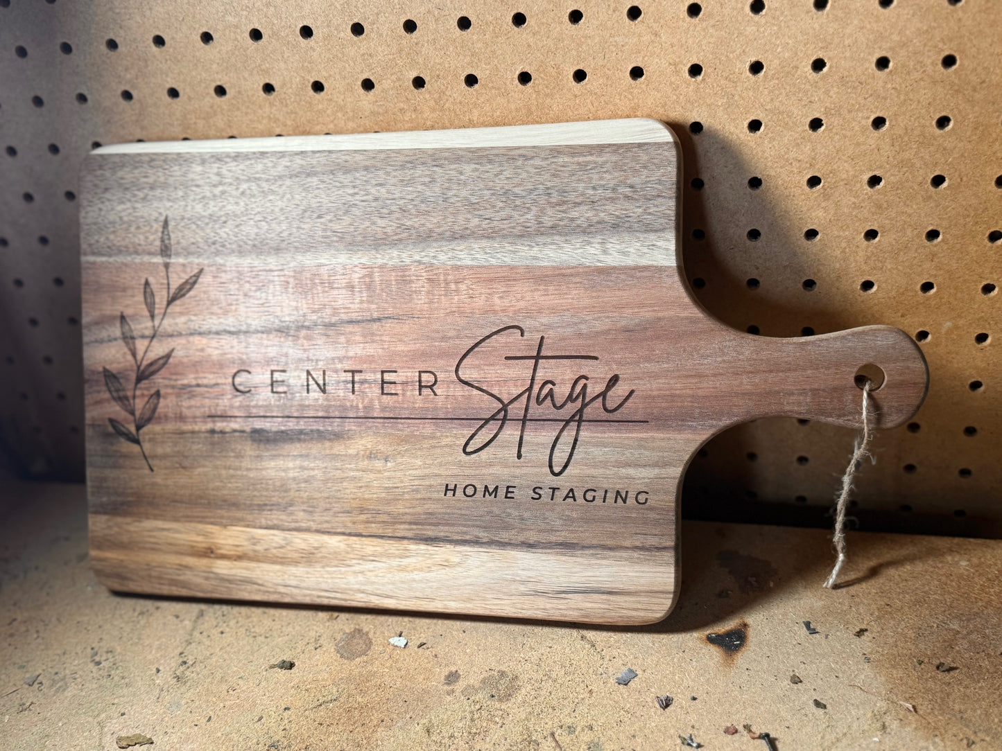 Custom Square Wood Cutting Board