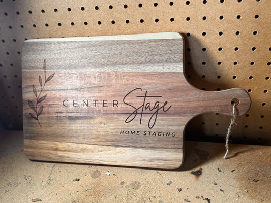 Custom Square Wood Cutting Board