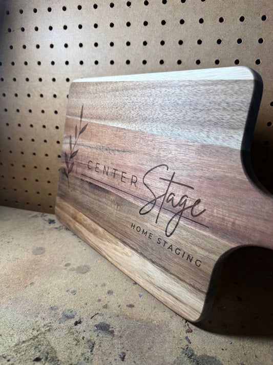 Custom Square Wood Cutting Board