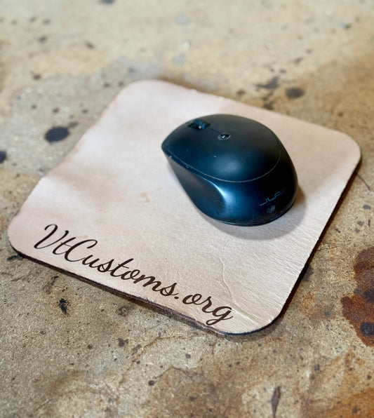 Custom Lettered Mouse Pad – 6.9” × 6.9” Personalized Desk Pad