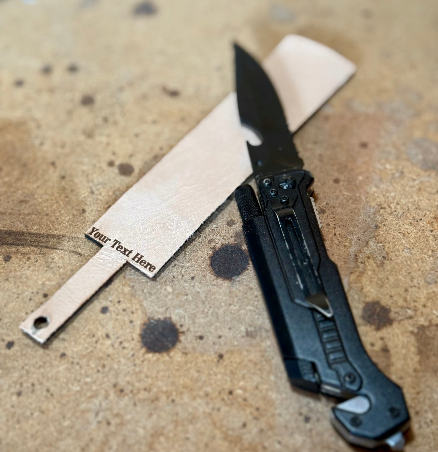 Handcrafted Leather Strop – 1.5” x 6” Compact Edge Refinement Strop