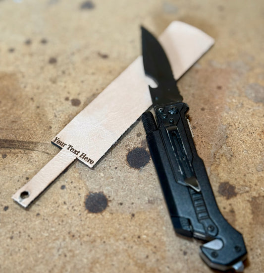 Handcrafted Leather Strop – 1.5” x 6” Compact Edge Refinement Strop