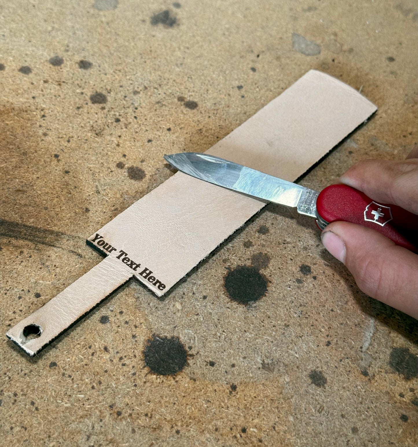 Handcrafted Leather Strop – 1.5” x 6” Compact Edge Refinement Strop